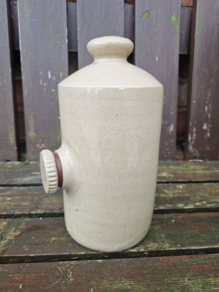 Vintage ceramic hot water bottle