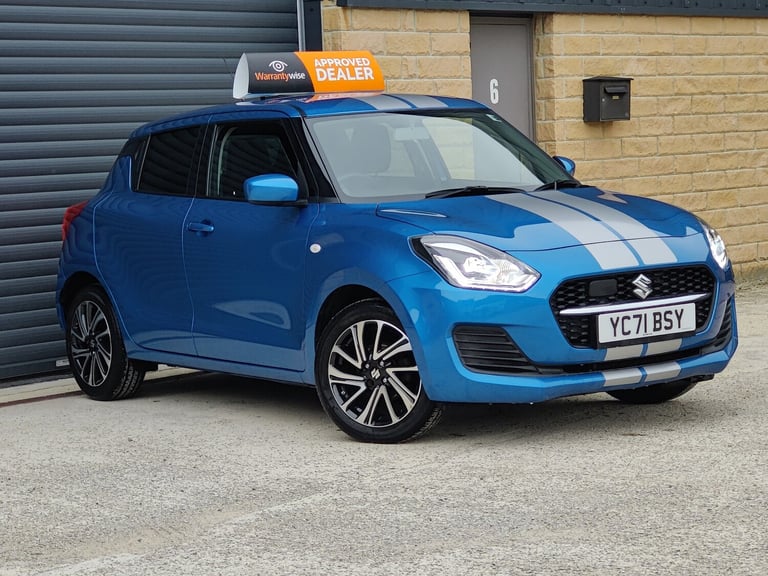 SUZUKI SWIFT; HYBRID; APPLE &amp; ANDROID CAR PLAY; BLUE; ULEZ COMPLIANT;-5 DOOR;