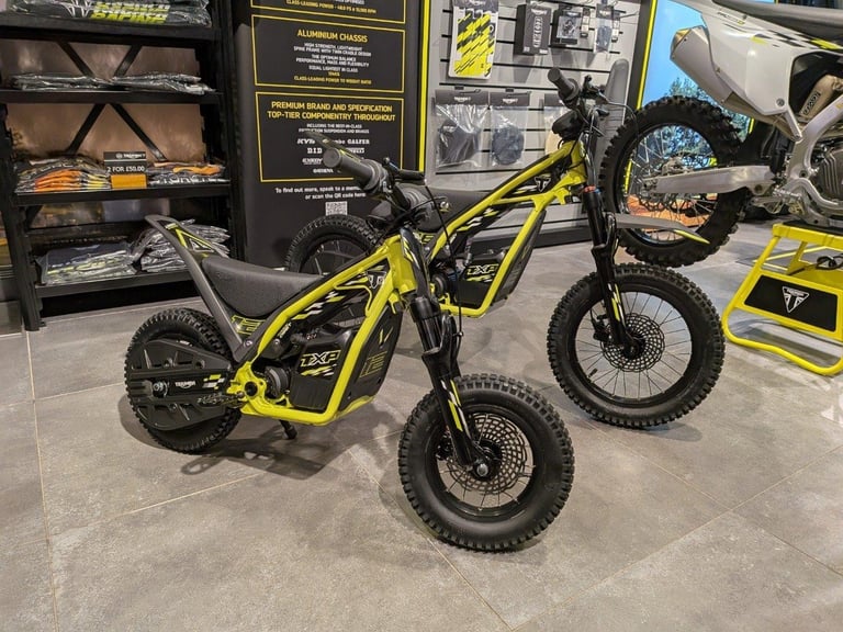 TRIUMPH TXP-16 POWERED BY OSET - IN STOCK - ELECTRIC TRIALS MX BIKE