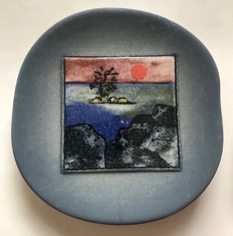 Helja Liukko-Sundstrom two wall plaques 11cm