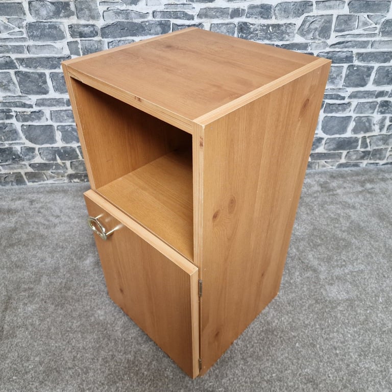 Small Wooden Cupboard with Storage – Veneer Damage
