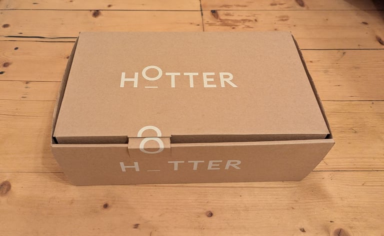 New, Hotter, Daisy Wide, Navy Trainers. Size 6