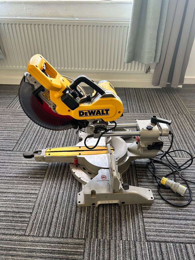 image for Dewalt 110v sliding shop saw