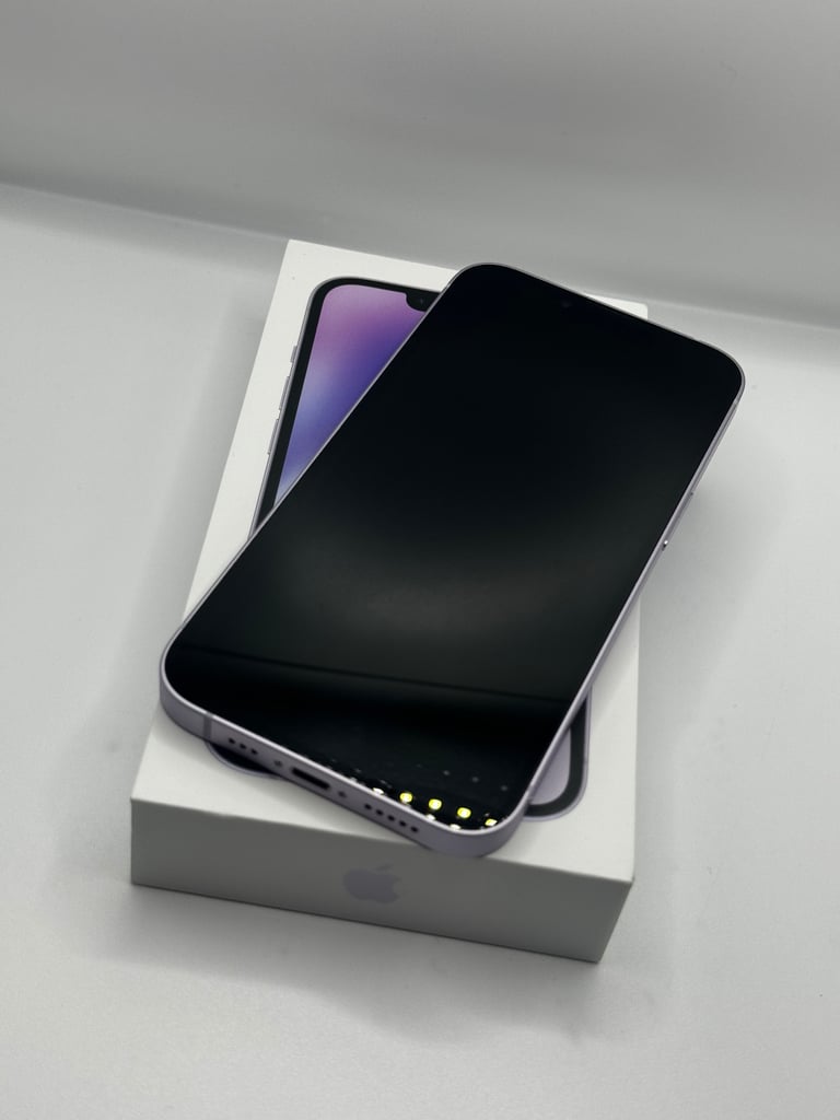 PRISTINE: Apple iPhone 14, 128gb, Purple (UNLOCKED)