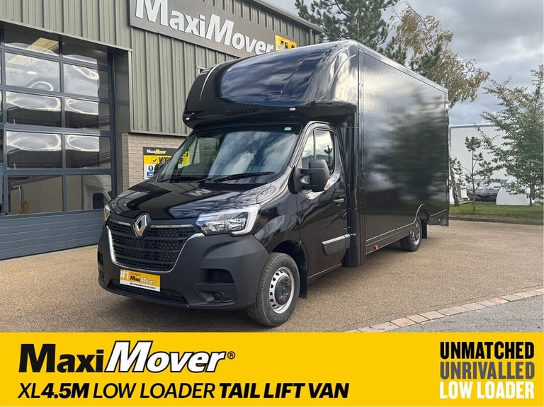  Renault Master MAXIMOVER XL 45.M X 2.7M High Payload Low Floor Tail Lift Van Luton  Diesel Manual