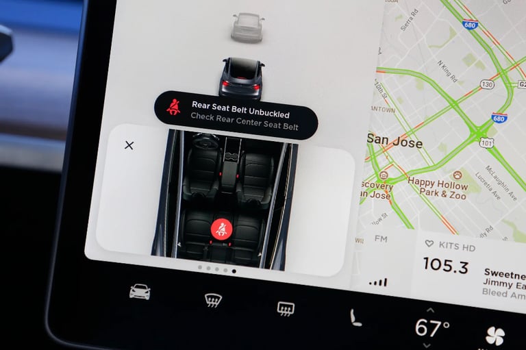 Tesla Rear Seat Belt Sensor Deactivation Service in London/Essex