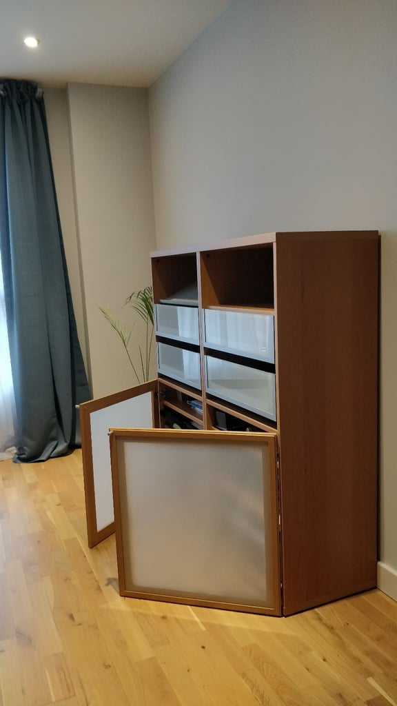 2 X Ikea Besta Side cabinets