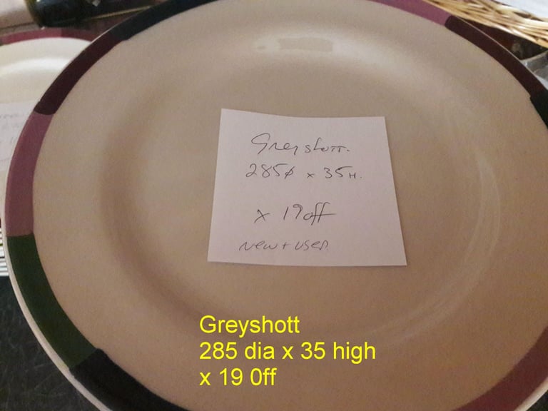 New Used 85x Plates Professional Grade Restaurant Kitchen Plates Crockery Steelite Grayshott lot