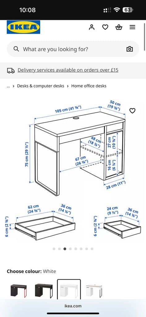IKEA Micke Desk