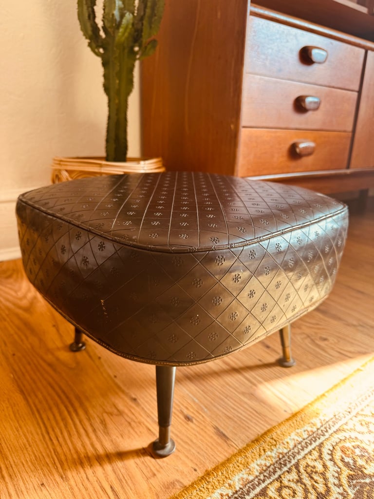 Mid century footstool 
