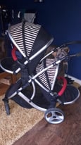 Double pushchair double buggy 
