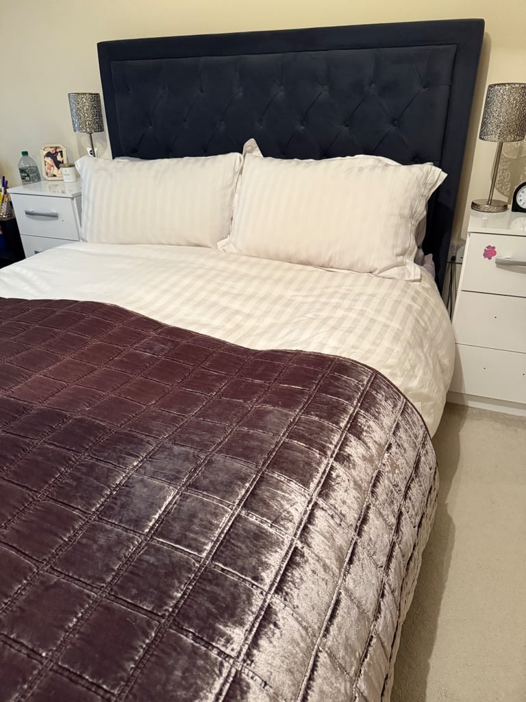 My furniture upholstered bed frame 