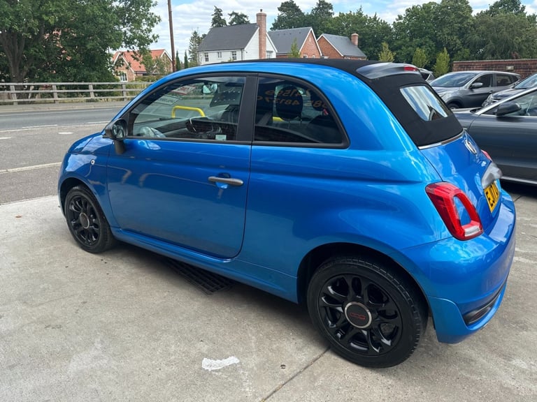 2017 Fiat 500 1.2 S 2dr CONVERTIBLE Petrol Manual