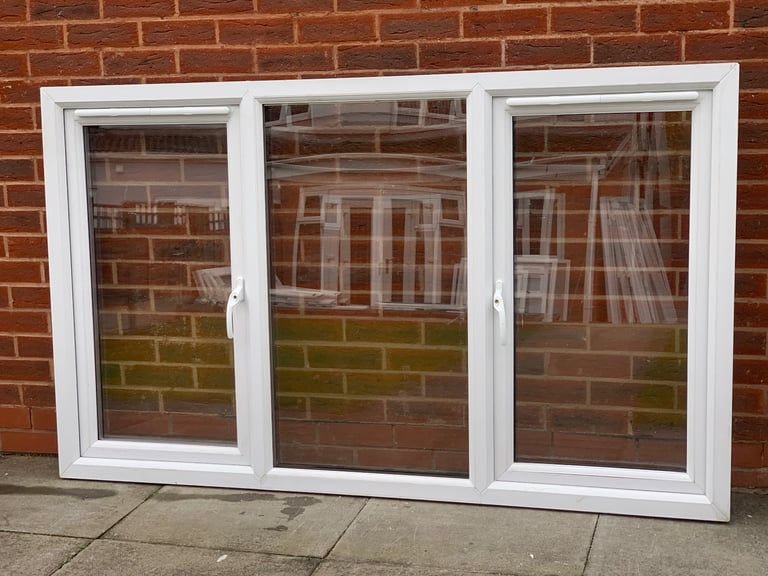 UPVC DOUBLE GLAZED ANTHRACITE GREY WINDOW SIDE OPENERS NEW 183cm WIDE 110cm High