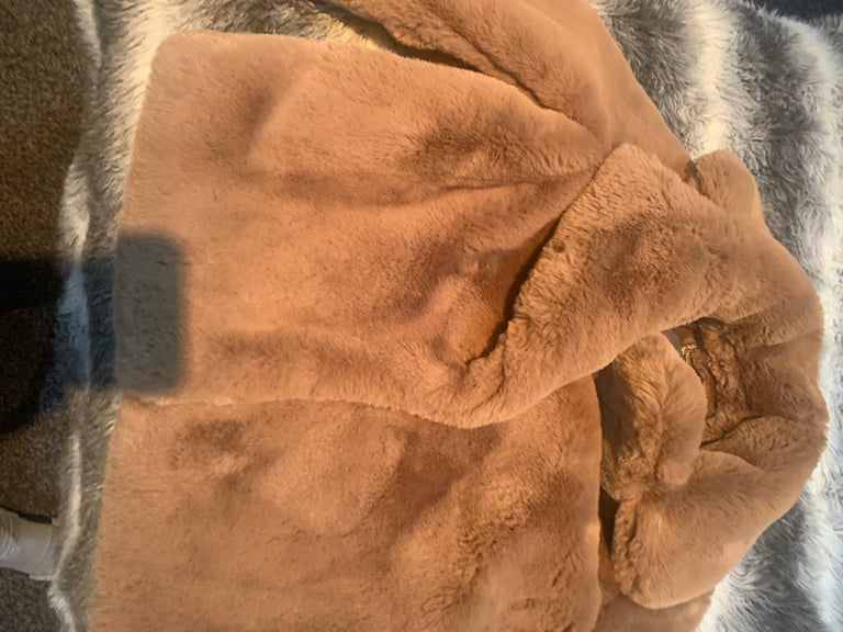 image for Faux fur tawny jacket 