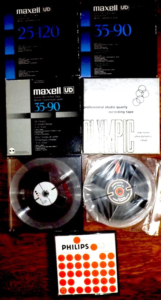 image for Reel to Reel tapes great makes