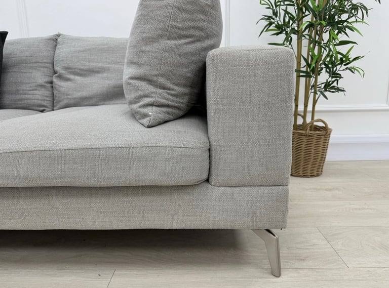 FREE DELIVERY sofology L shape grey sofa couch corner Ikea dfs beige