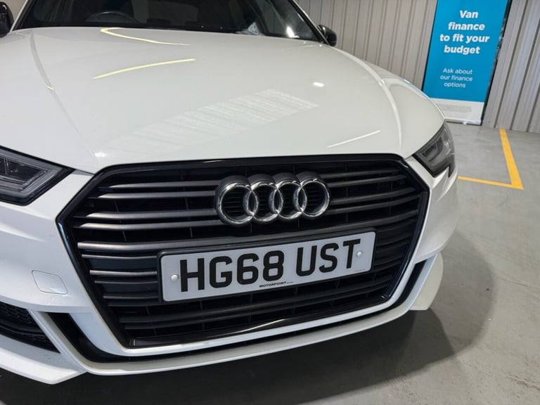 2019 68 AUDI A3 1.0 TFSI 30 BLACK EDITION SPORTBACK 5DR PETROL MANUAL EURO 6 (S/