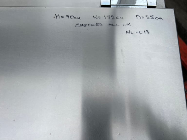 FOSTER MARBLE TOP 3 DOORS PIZZA SALAD TOPPING FRIDGE CATERING COMMERCIAL SHOP 