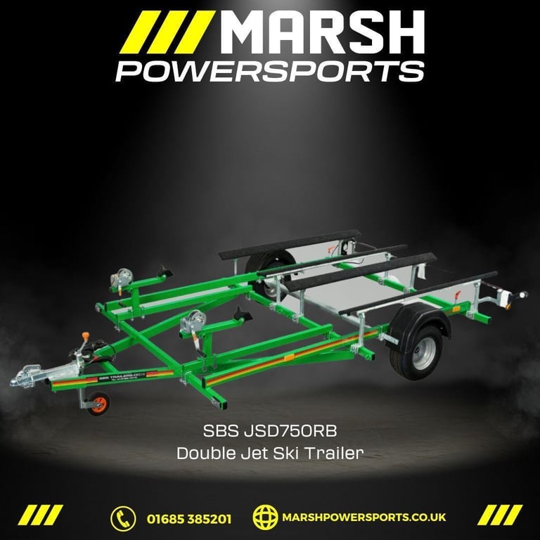 image for SBS JSD750B Double Watercraft Trailer C/w Lighting Board