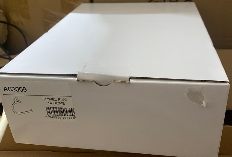 BN High Quality Chrome Towel Rings RRP £45