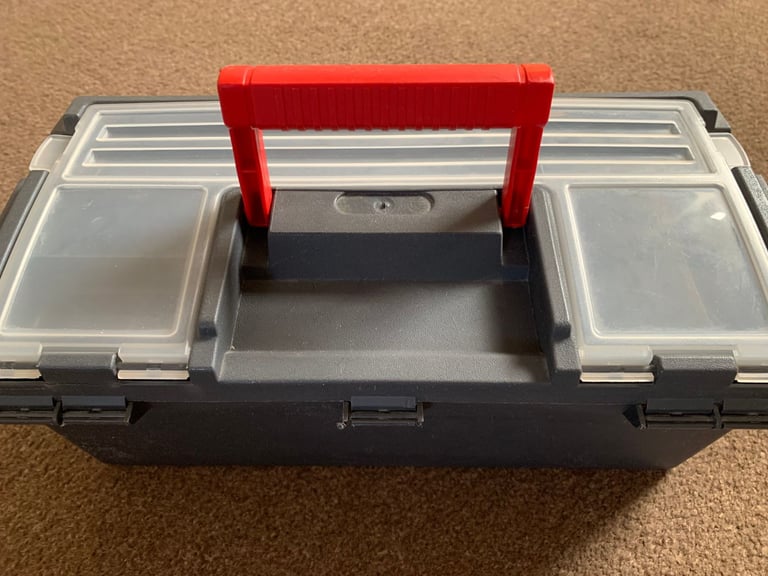 Small plastic toolbox