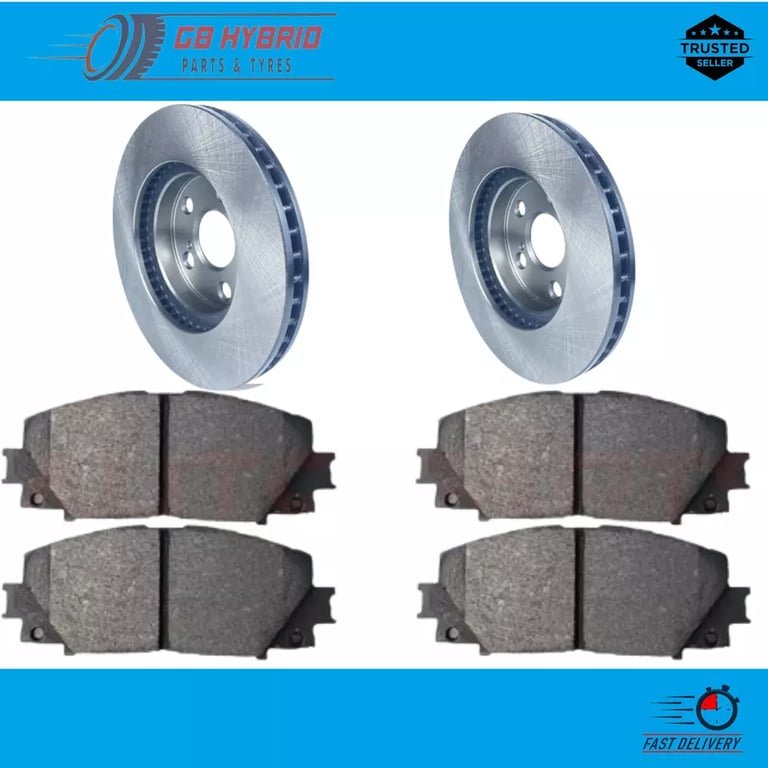 image for Toyota Prius 2016-2022 Front Both Sides Brake Discs With Brake Pads
