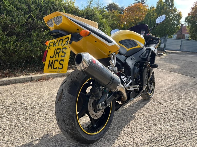 2003 03 YAMAHA YZF R6 SPECIAL LTD EDITION YELLOW YZFR6 SUPERSPORTS 600 SPORTS 