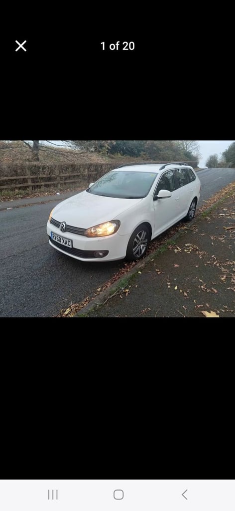 Volkswagen, GOLF, Estate, 2010, Manual, 1598 (cc), 5 doors