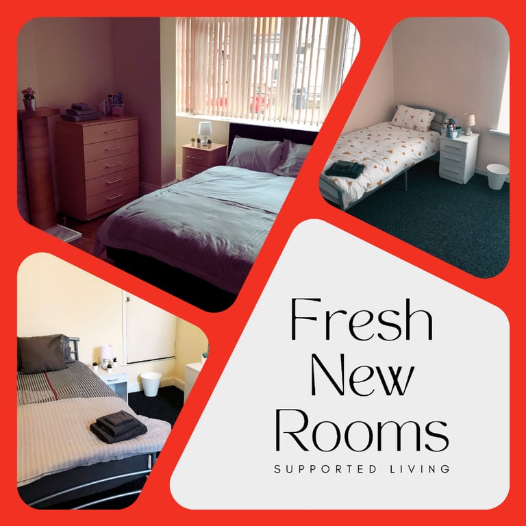 Brums Best Supported Shared Accommodation - Rooms for Homeless, DSS, Benefits - Low rent Ref 068