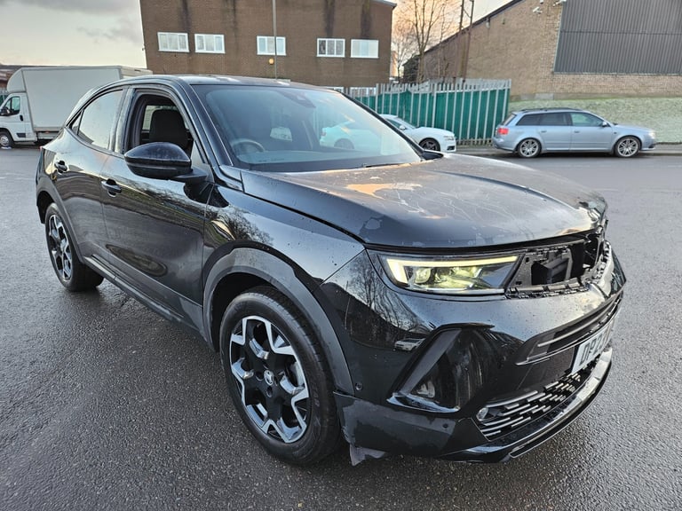 2023 23 Vauxhall Mokka 1.2 Turbo 136 Ultimate 5dr Black Damaged Salvage