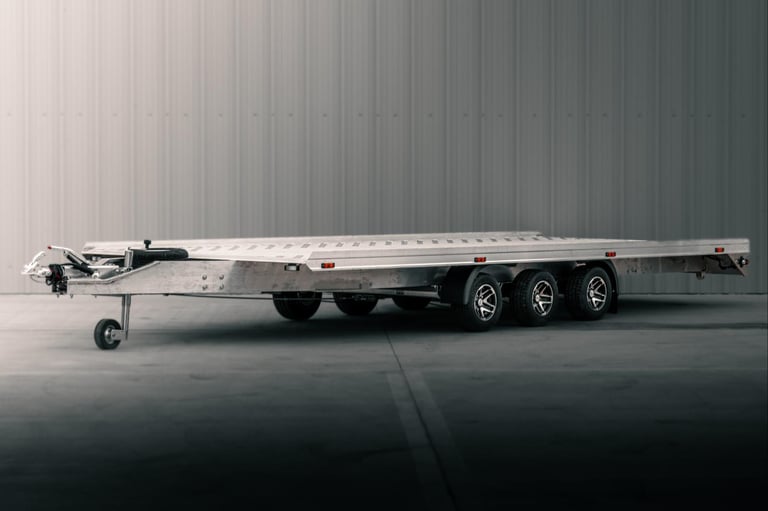 image for AMS 5.6m x2.25m Car Transporter Trailer Recovery Truck 3500kg Full aluminium 