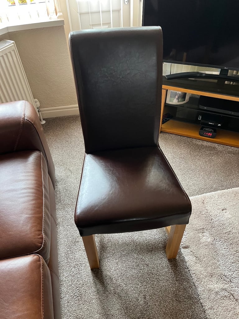 Solid Oak Dining Chairs