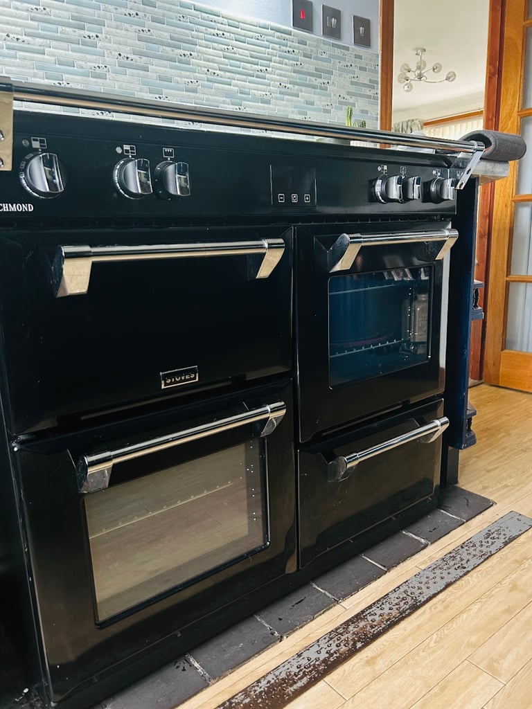 STOVES ST Richmond S1000Ei MK22 100cm Electric Induction Range Cooker - Black -