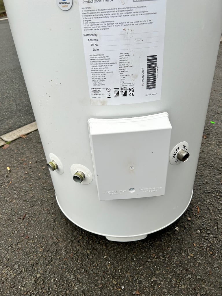 Full pressurised heating system 