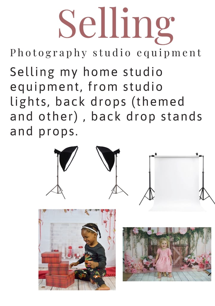 Photography studio equipment 