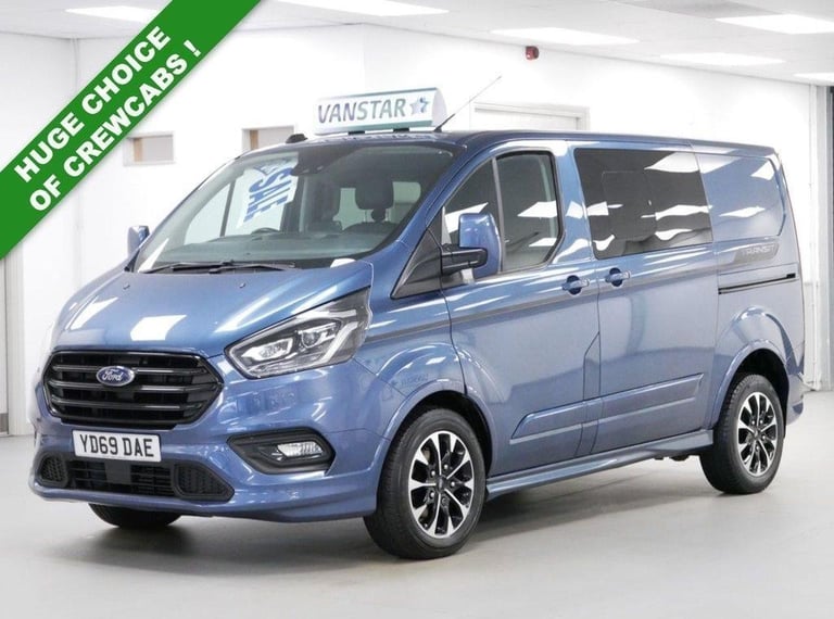 2020 FORD TRANSIT CUSTOM 320 2.0 EBL 185 SWB SPORT AUTO CREW 5 SEAT ( NO VAT )