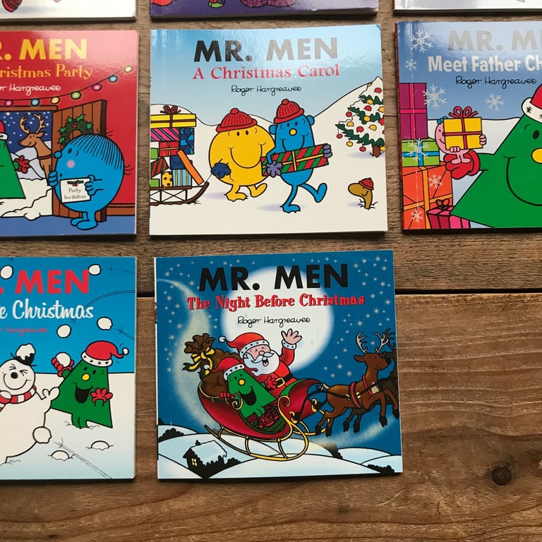 Mr Men Christmas Collection x 10 Book Set - Paperback, New & Unused 