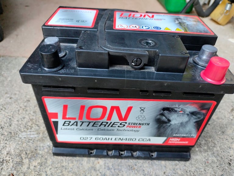 Car battery 60AH 480CCA