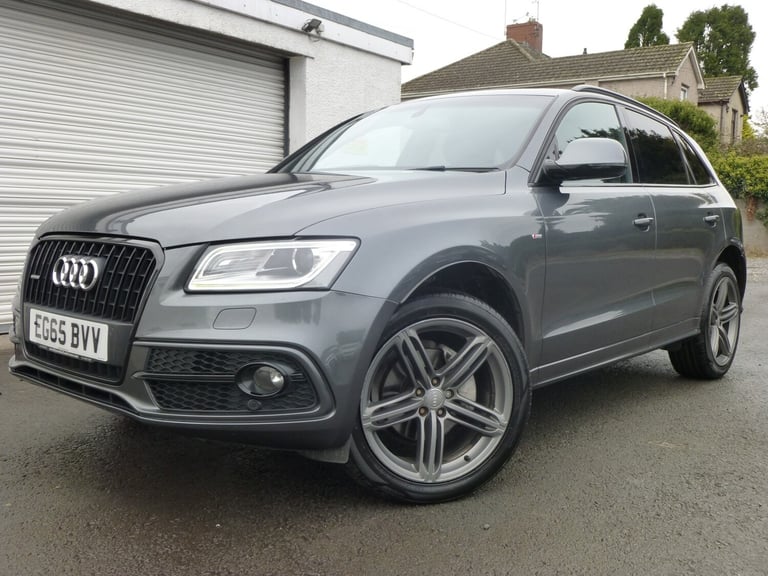 AUDI Q5 2.0 TDI 187 BHP QUATTRO S-LINE+S-TRONIC EURO6 ULEZ COMPLIANT SUV 2015