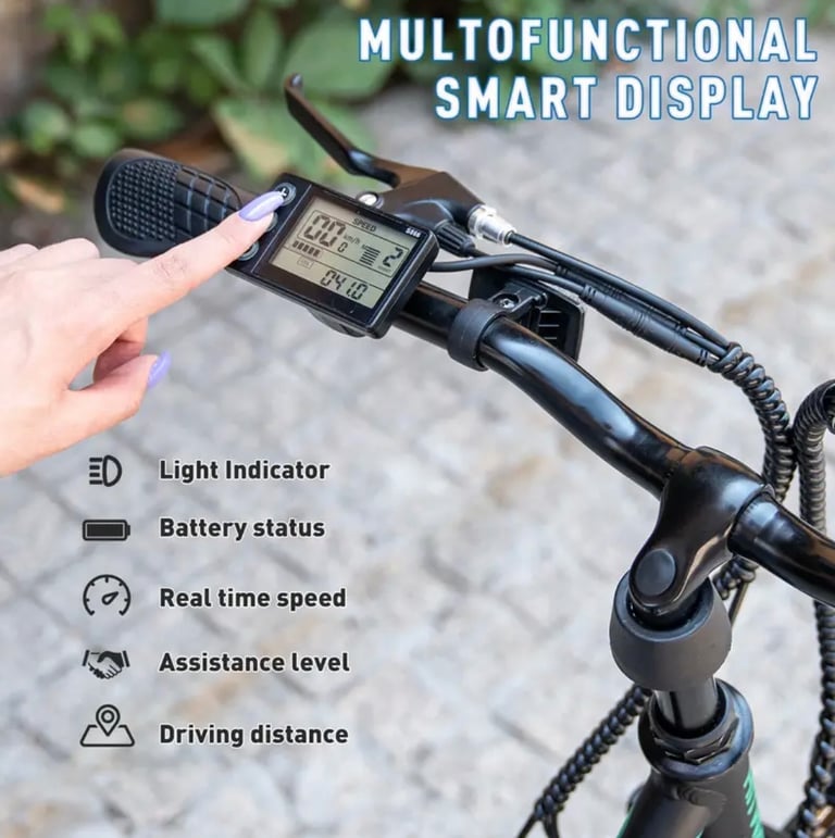 BRAND NEW E-BIKE WITH (TWOREMOVABLE BATTERY (ROAD LEGAL)