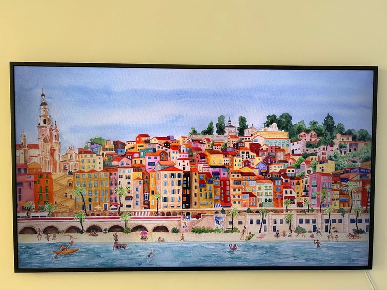 image for Samsung The Frame QLED 4K Smart TV 55 inch QE55LS03BGUXXU Excellent Condition