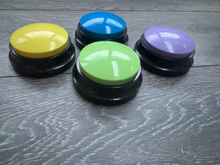 Set of 4 Dog Training Interactive Buttons Voice Puppy Manchester