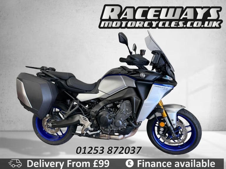 YAMAHA TRACER 9GT+ 2023 23 REG 11,078 MILES SILVER USED MOTORCYCLE 890CC
