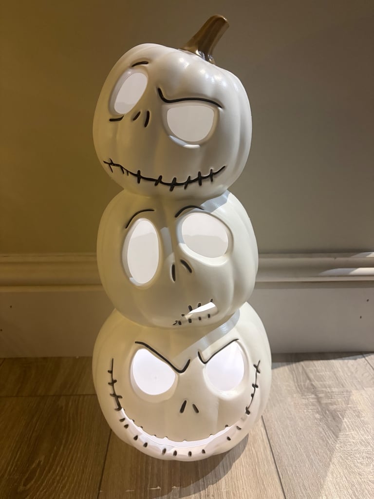 image for The Nightmare before Christmas Pumpkin Light Up Halloween Decoration