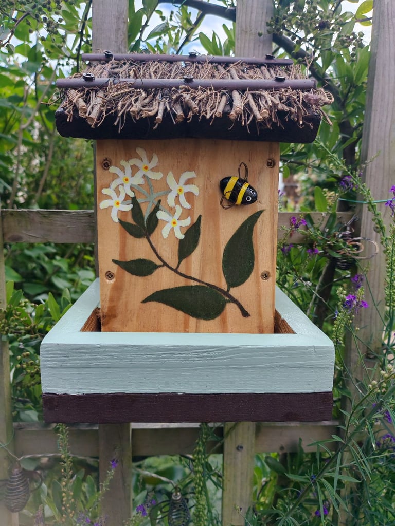 image for Wall mounted wild bird seed feeder --LAST ONE--