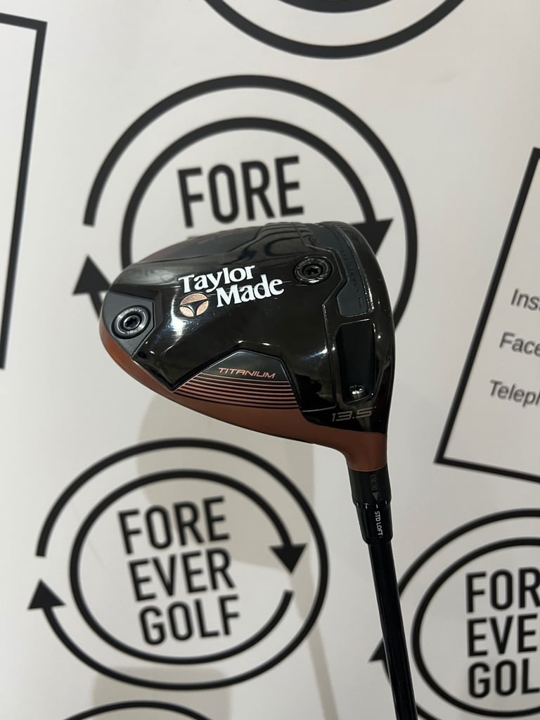image for TAYLORMADE BRNR COPPER MINI DRIVER / 13.5 Deg / RH / 65g Stiff Flex / V.GOOD USED