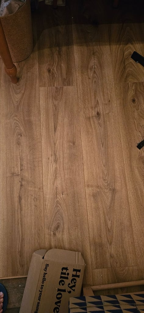 Timber laminated flooring