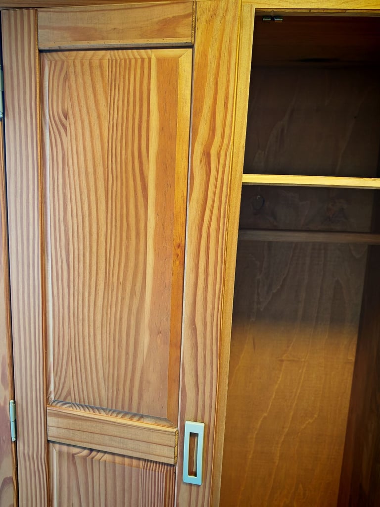 Pine wardrobe 