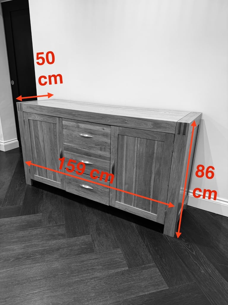Solid wood Large sideboard